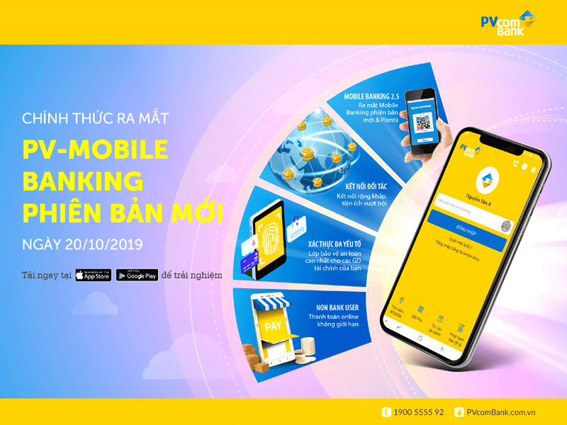 PVcomBank chính thức ra mắt phiên bản mới của ứng dụng PV-Mobile Banking - Ảnh 1