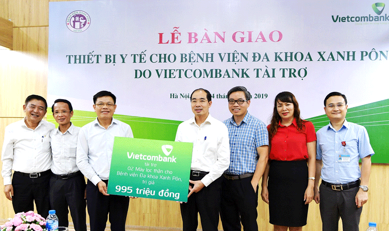 Vietcombank tài trợ 2 máy lọc thận cho Bệnh viện Xanh Pôn Hà Nội - Ảnh 2