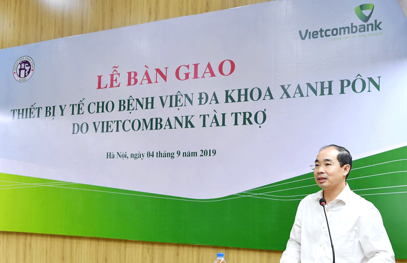 Vietcombank tài trợ 2 máy lọc thận cho Bệnh viện Xanh Pôn Hà Nội - Ảnh 1