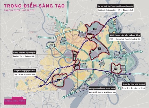 TP Hồ Chí Minh: Xin nhập 3 quận để hình thành thành phố sáng tạo phía Đông - Ảnh 1
