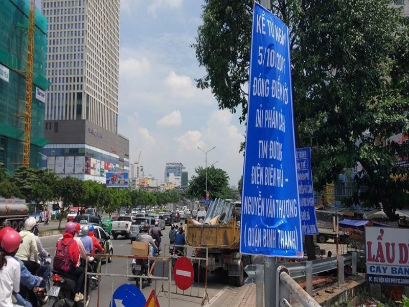 TP Hồ Chí Minh: Chính thức đóng nút giao thông quan trọng Điện Biên Phủ và D1 - Ảnh 1