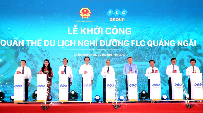 Tập đoàn FLC khởi công quần thể nghỉ dưỡng quy mô 1.026 ha tại Quảng Ngãi - Ảnh 1