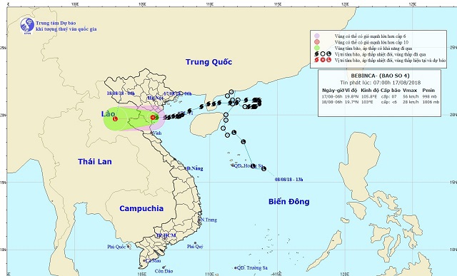 Bão số 4 đổ bộ vào Thanh Hóa, suy yếu thành áp thấp nhiệt đới và gây mưa lớn cho khu vực - Ảnh 1