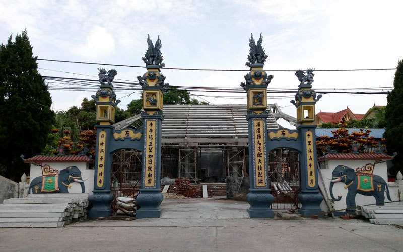 Tại huyện Ứng Hòa (Hà Nội): “Hô biến” đình 300 tuổi thành 1 ngày tuổi - Ảnh 3