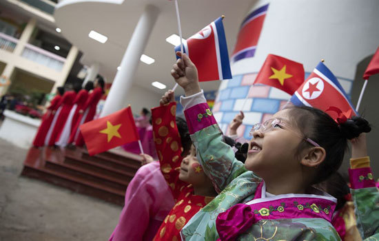 Trường mẫu giáo Việt Triều háo hức chào đón Chủ tịch Kim Jong Un - Ảnh 2