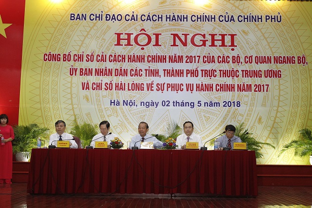 Hà Nội vươn lên vị trí thứ 2 trong bảng xếp hạng cải cách hành chính 2017 - Ảnh 1