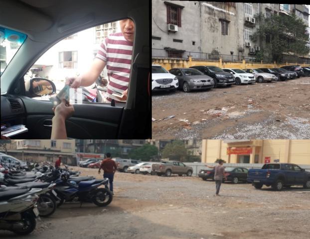 Cần xử lý nghiêm bãi xe không phép ngang nhiên hoạt động ở phường Vĩnh Tuy - Ảnh 1