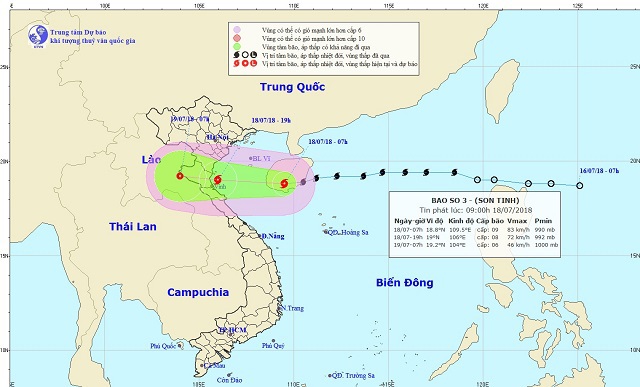 Hải Phòng ứng phó khẩn cấp với bão Sơn Tinh - Ảnh 1