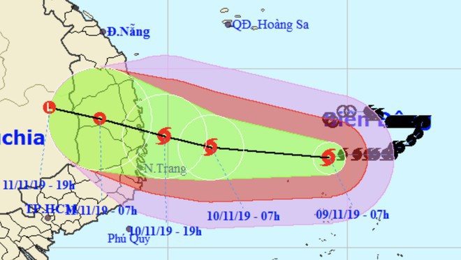 Bão số 6 tiến gần Quảng Ngãi - Khánh Hòa, miền Trung sẽ mưa lớn - Ảnh 1