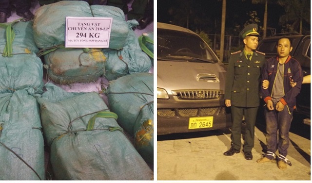 Bắt đối tượng vận chuyển gần 300kg ma túy đá vào Việt Nam - Ảnh 1