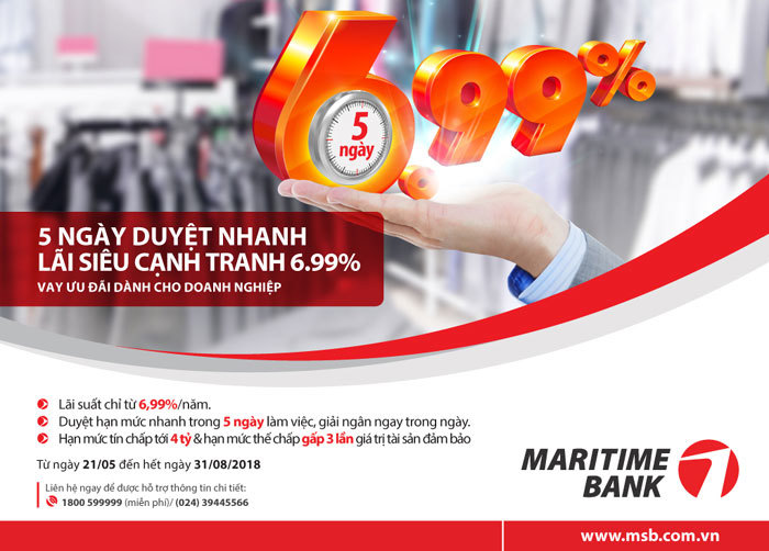 Maritime Bank dành Gói tín dụng 10.000 tỷ đồng cho doanh nghiệp vay ưu đãi - Ảnh 2