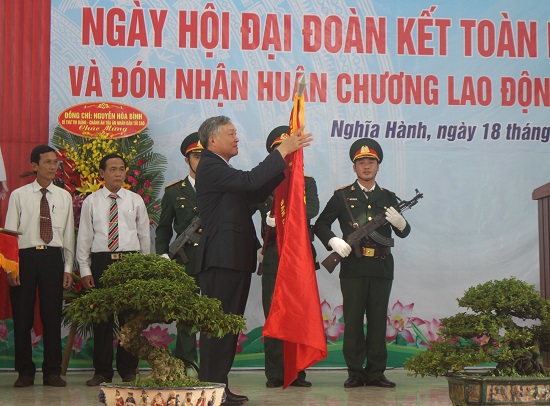 Quảng Ngãi: Huyện Nghĩa Hành đón nhận Huân chương Lao động hạng Ba - Ảnh 2