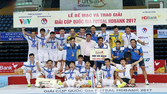 Thái Sơn Nam bảo vệ thành công chức vô địch futsal Cúp Quốc gia - Ảnh 1