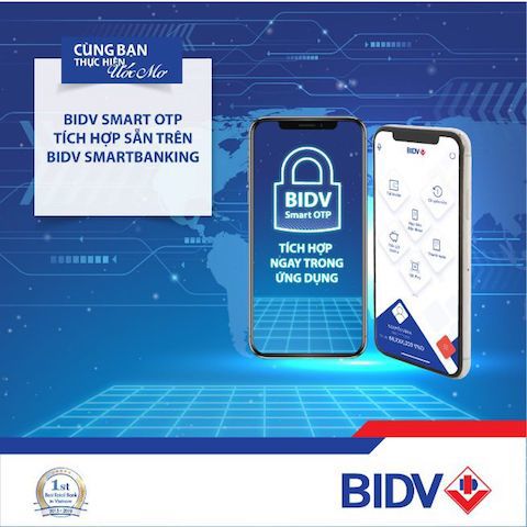 BIDV tích hợp Smart OTP ngay trên ứng dụng BIDV SmartBanking - Ảnh 1