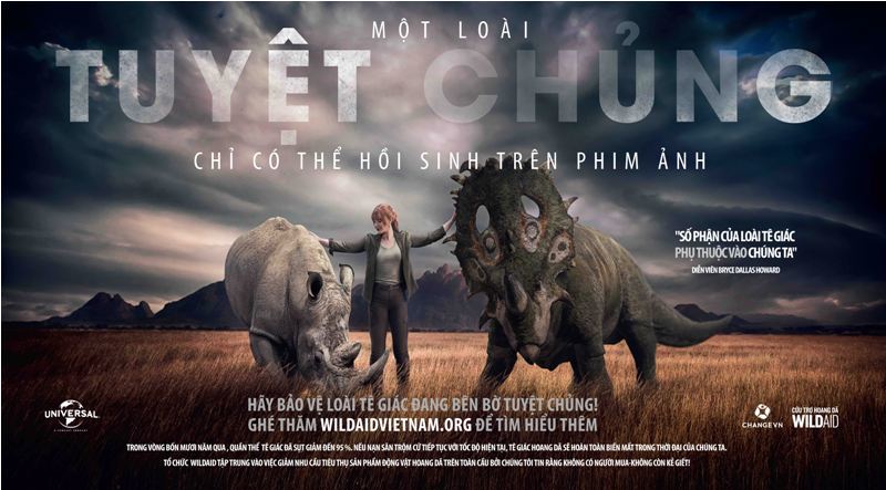Mỹ nhân “Thế giới khủng long” kêu gọi cứu tê giác tại Việt Nam - Ảnh 2