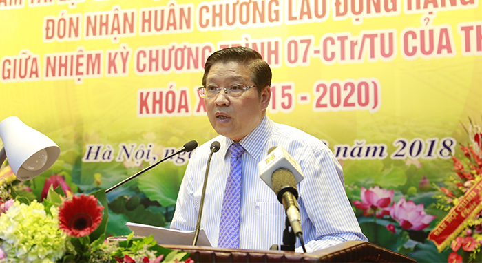 Ban Nội chính Thành ủy Hà Nội đón nhận Huân chương Lao động hạng Ba - Ảnh 1