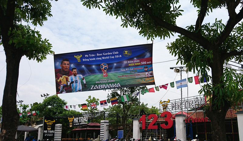 Không khí World Cup 2018 tràn ngập phố Hà Nội - Ảnh 3