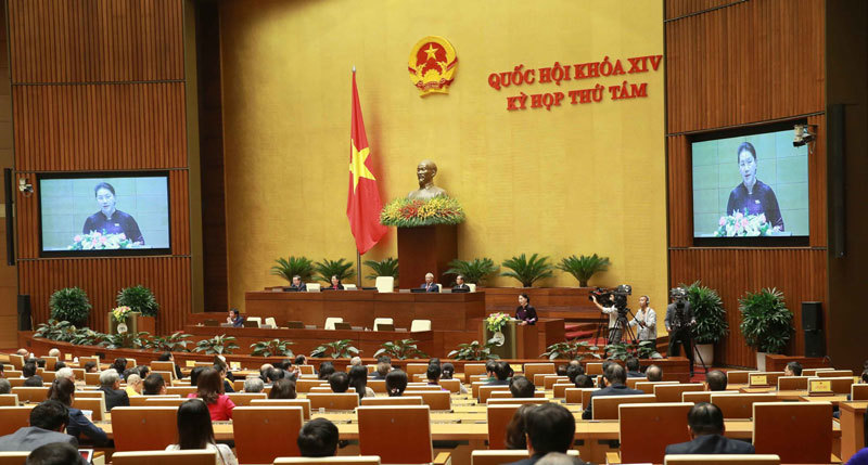 Bế mạc kỳ họp thứ 8, Quốc hội khóa XIV: Thí điểm tổ chức chính quyền đô thị tại Hà Nội từ ngày 1/1/2021 - Ảnh 1