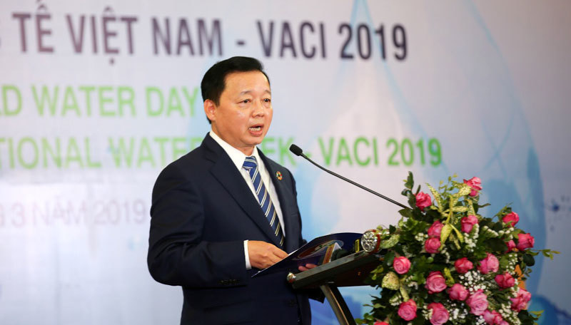 Bộ trưởng Trần Hồng Hà kêu gọi sử dụng hợp lý tài nguyên nước để phát triển bền vững - Ảnh 1