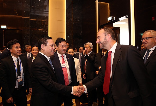 Phó Thủ tướng Vương Đình Huệ đối thoại với lãnh đạo các tập đoàn tài chính, công nghệ toàn cầu - Ảnh 2