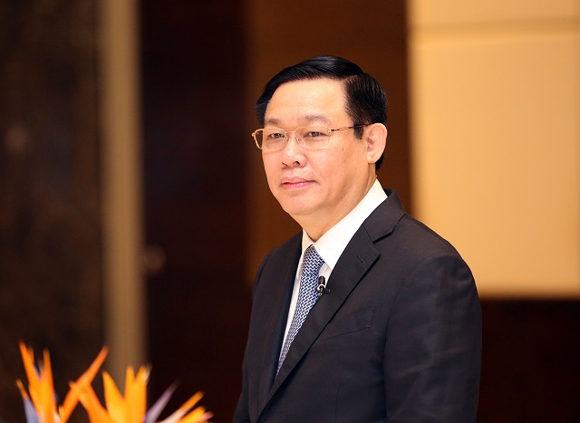 Phó Thủ tướng Vương Đình Huệ đối thoại với lãnh đạo các tập đoàn tài chính, công nghệ toàn cầu - Ảnh 1