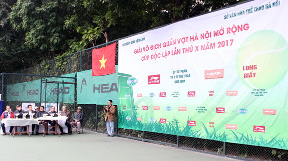Khai mạc giải Vô địch Quần vợt Hà Nội mở rộng lần thứ X - Ảnh 1