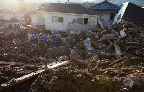 Hình ảnh Nhật Bản tan hoang sau thảm họa mưa lũ lịch sử, gần 200 người thiệt mạng - Ảnh 3