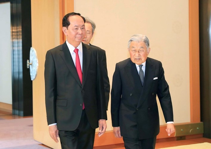 Lễ đón Chủ tịch nước được tổ chức trọng thể tại Hoàng cung Nhật Bản - Ảnh 6