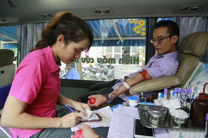 Cán bộ, nhân viên báo Kinh tế & Đô thị hiến máu tình nguyện - Ảnh 8