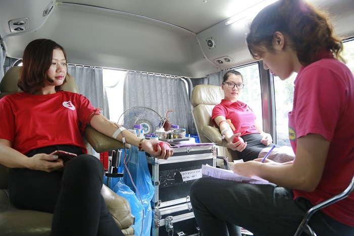 Cán bộ, nhân viên báo Kinh tế & Đô thị hiến máu tình nguyện - Ảnh 3