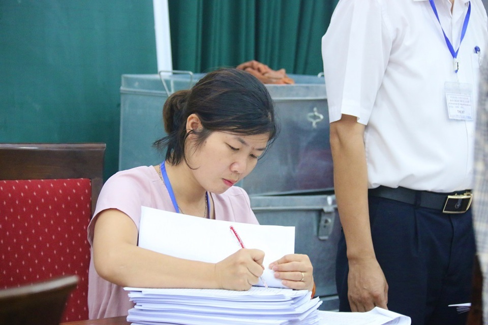 Hà Nội chấm xong bài thi trắc nghiệm THPT Quốc gia 2019 - Ảnh 1