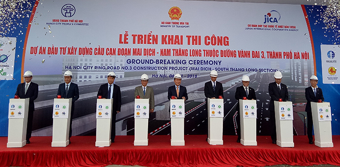 Triển khai thi công Dự án đầu tư xây dựng cầu cạn Mai Dịch – Nam Thăng Long - Ảnh 2