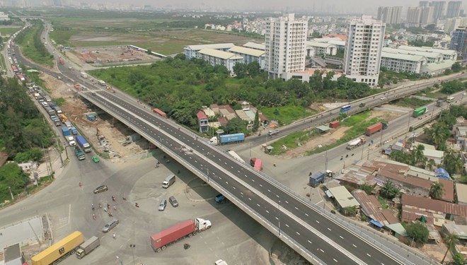 TP Hồ Chí Minh: Thông xe cầu vượt vòng xoay Mỹ Thủy - Ảnh 1