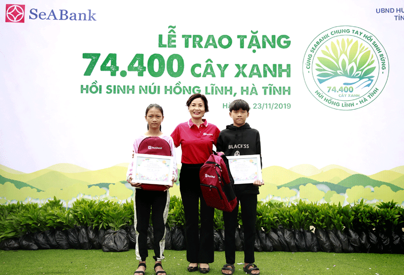 SeABank trao tặng 74.400 cây xanh hồi sinh núi Hồng Lĩnh, tỉnh Hà Tĩnh - Ảnh 3
