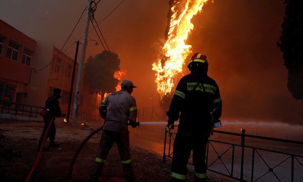 [Video] Cháy rừng Hy Lạp lan rộng, số người thiệt mạng tăng hơn gấp đôi - Ảnh 3