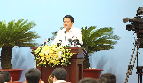 Chủ tịch Nguyễn Đức Chung: Hà Nội kiên quyết thu hồi các dự án chậm triển khai - Ảnh 1