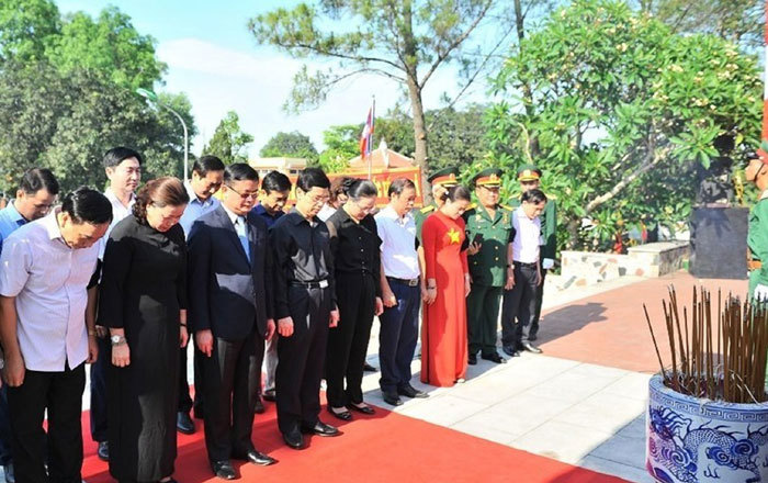 Nghệ An: Trang trọng Lễ an táng hài cốt các liệt sĩ hy sinh tại Lào - Ảnh 2