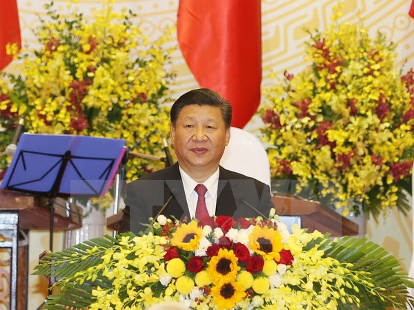 Chiêu đãi trọng thể chào mừng Tổng Bí thư, Chủ tịch Trung Quốc - Ảnh 3