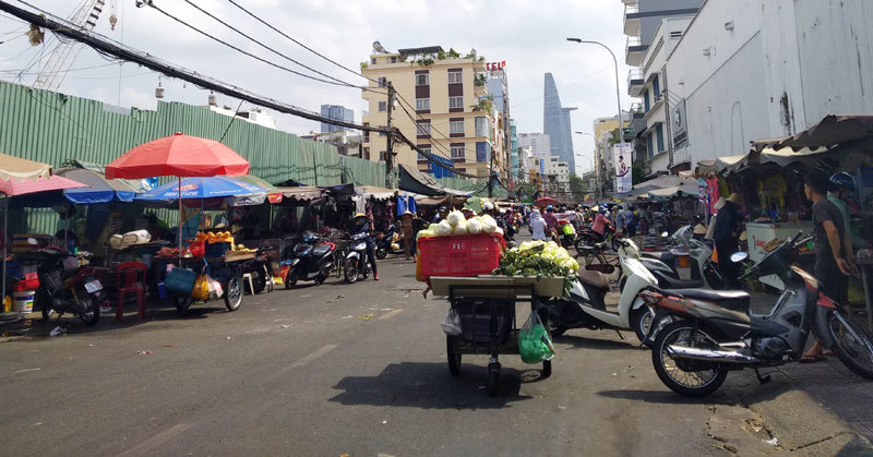 TP Hồ Chí Minh: Chấm dứt hoạt động chợ tạm Cô Giang quận 1 - Ảnh 1