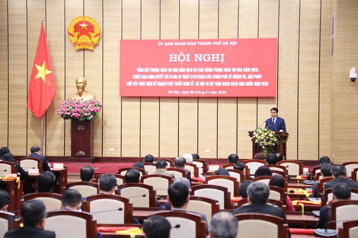 Chủ tịch Nguyễn Đức Chung: Quyết tâm thi đua phấn đấu ngay từ những ngày đầu, tháng đầu năm 2020 - Ảnh 2