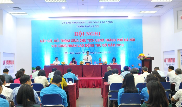 Chủ tịch Nguyễn Đức Chung đối thoại với công nhân lao động Hà Nội - Ảnh 2
