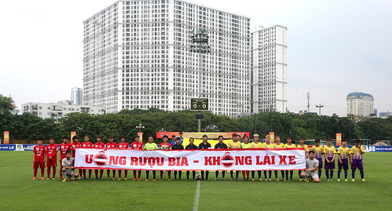 Hà Nội thắng tưng bừng trong ngày khai mạc Giải bóng đá nữ Cup Quốc gia 2019 - Ảnh 1