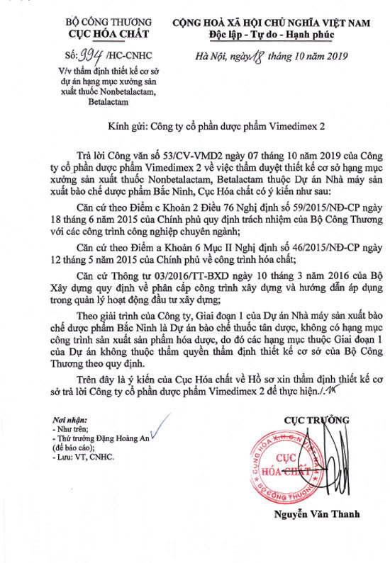 Vimedimex 2 thông tin chính xác về giấy phép xây dựng nhà máy sản xuất bào chế dược phẩm tại Bắc Ninh - Ảnh 3