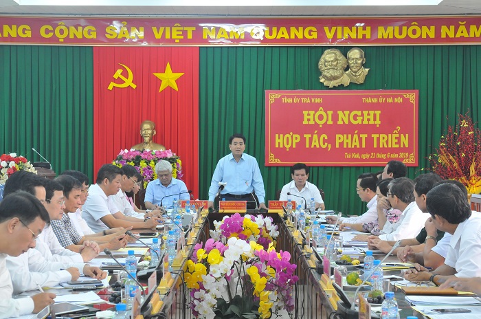 TP Hà Nội và tỉnh Trà Vinh tăng cường hợp tác, phát triển - Ảnh 1