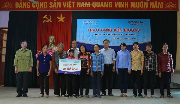 Tập đoàn Sơn Hà tài trợ 100 triệu đồng xây dựng nông thôn mới - Ảnh 1