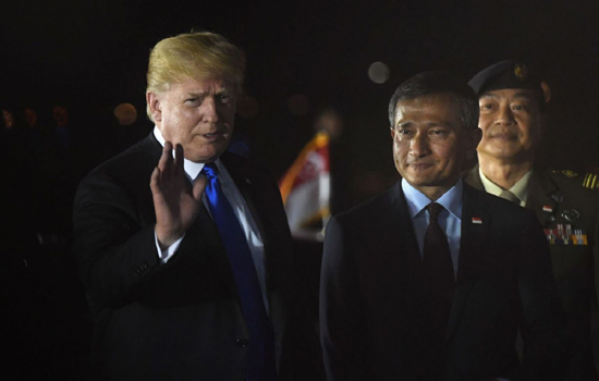 Hình ảnh đầu tiên Tổng thống Donald Trump và ông Kim Jong Un tại Singapore trước giờ G - Ảnh 2