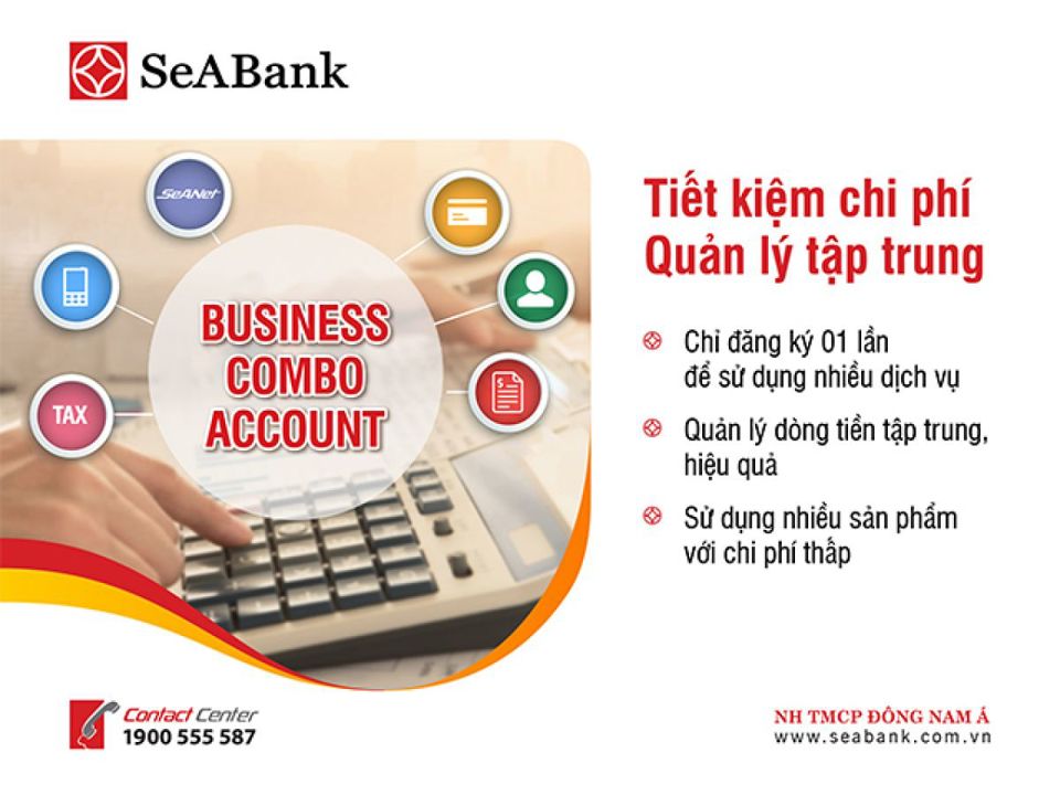 Gói tài khoản Combo Account của Seabank: Tiện ích cho doanh nghiệp - Ảnh 1