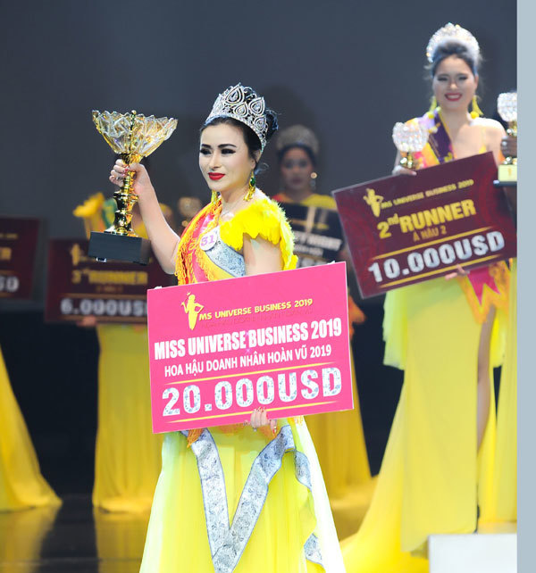 Diệu Thúy giành vương miện 1,5 tỷ đồng Hoa hậu Doanh nhân Hoàn vũ 2019 - Ảnh 6