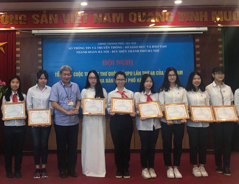 Hà Nội có 1 giải nhì quốc gia cuộc thi UPU 48 - Ảnh 1