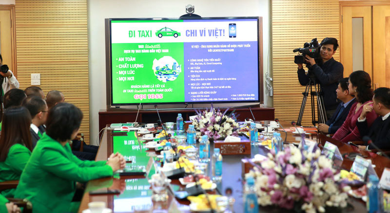 Tập đoàn Mai Linh và LienVietPosBank ra mắt dịch vụ "Đi taxi- chi ví Việt" - Ảnh 1